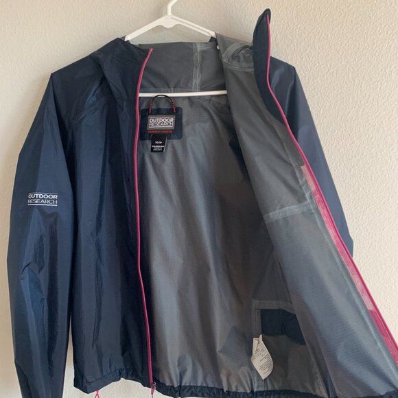 OR Helium II rain shell jacket, women's xs, EUC - Picture 3 of 10